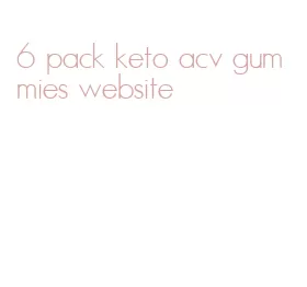 6 pack keto acv gummies website