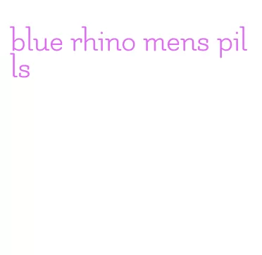 blue rhino mens pills