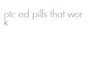 otc ed pills that work