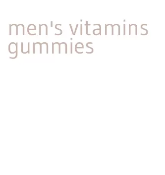 men's vitamins gummies