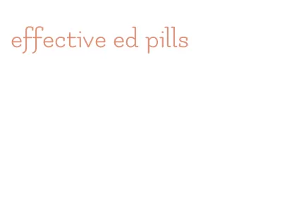 effective ed pills