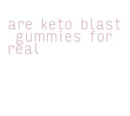 are keto blast gummies for real