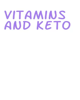 vitamins and keto