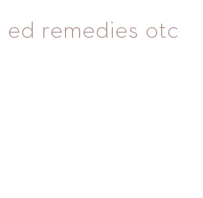 ed remedies otc