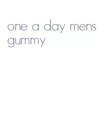 one a day mens gummy