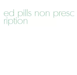 ed pills non prescription