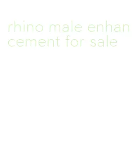 rhino male enhancement for sale