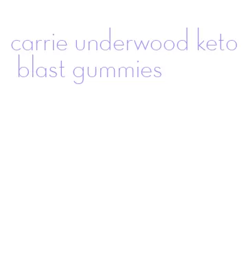 carrie underwood keto blast gummies