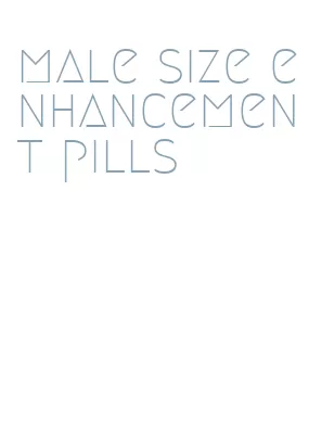 male size enhancement pills