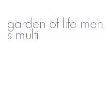 garden of life mens multi