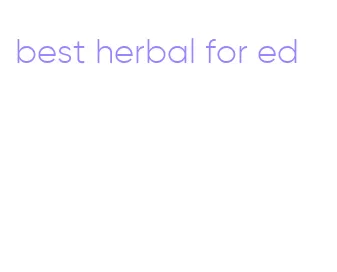 best herbal for ed