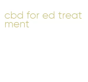 cbd for ed treatment