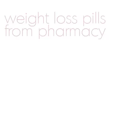 weight loss pills from pharmacy