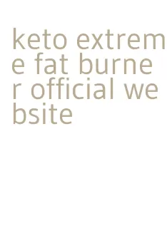 keto extreme fat burner official website