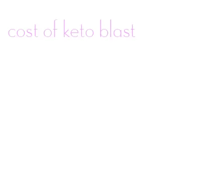 cost of keto blast