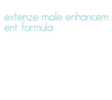 extenze male enhancement formula