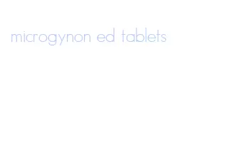 microgynon ed tablets
