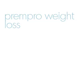 prempro weight loss