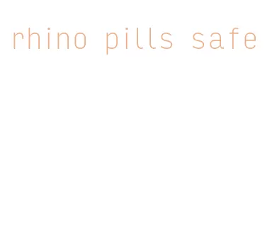 rhino pills safe