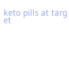 keto pills at target