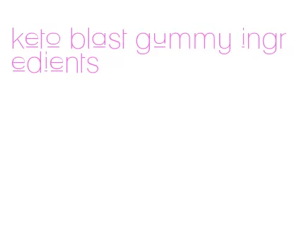 keto blast gummy ingredients