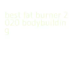best fat burner 2020 bodybuilding