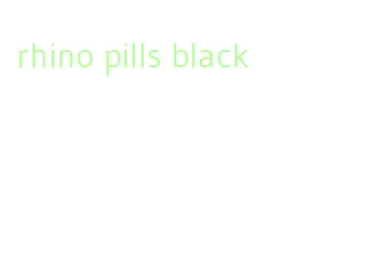 rhino pills black