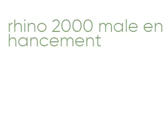 rhino 2000 male enhancement