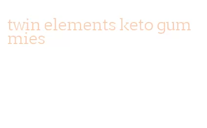 twin elements keto gummies