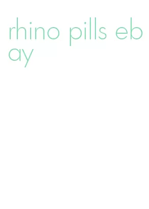 rhino pills ebay