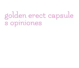 golden erect capsules opiniones