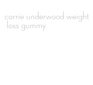 carrie underwood weight loss gummy