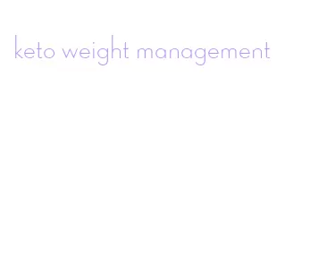 keto weight management