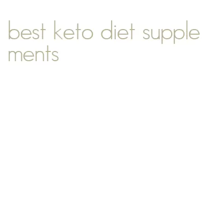 best keto diet supplements