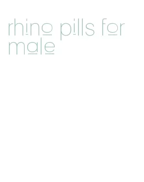 rhino pills for male