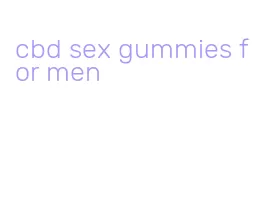 cbd sex gummies for men