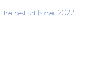 the best fat burner 2022