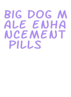 big dog male enhancement pills