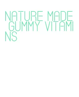 nature made gummy vitamins