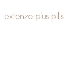 extenze plus pills