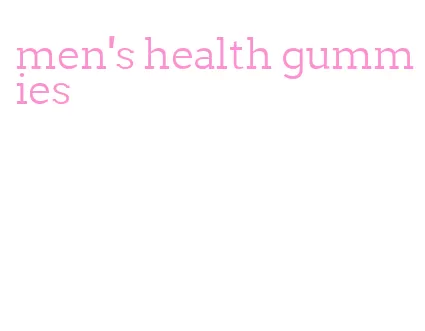 men's health gummies