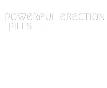 powerful erection pills