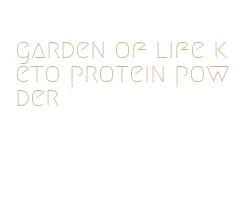 garden of life keto protein powder