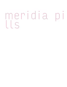 meridia pills