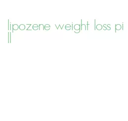 lipozene weight loss pill