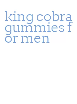 king cobra gummies for men