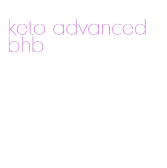 keto advanced bhb