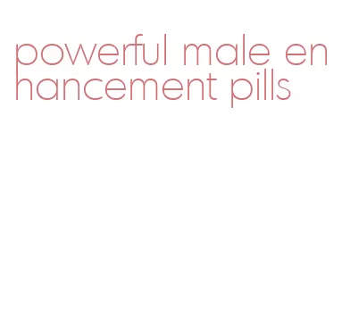 powerful male enhancement pills