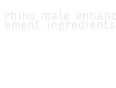 rhino male enhancement ingredients