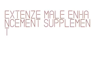 extenze male enhancement supplement